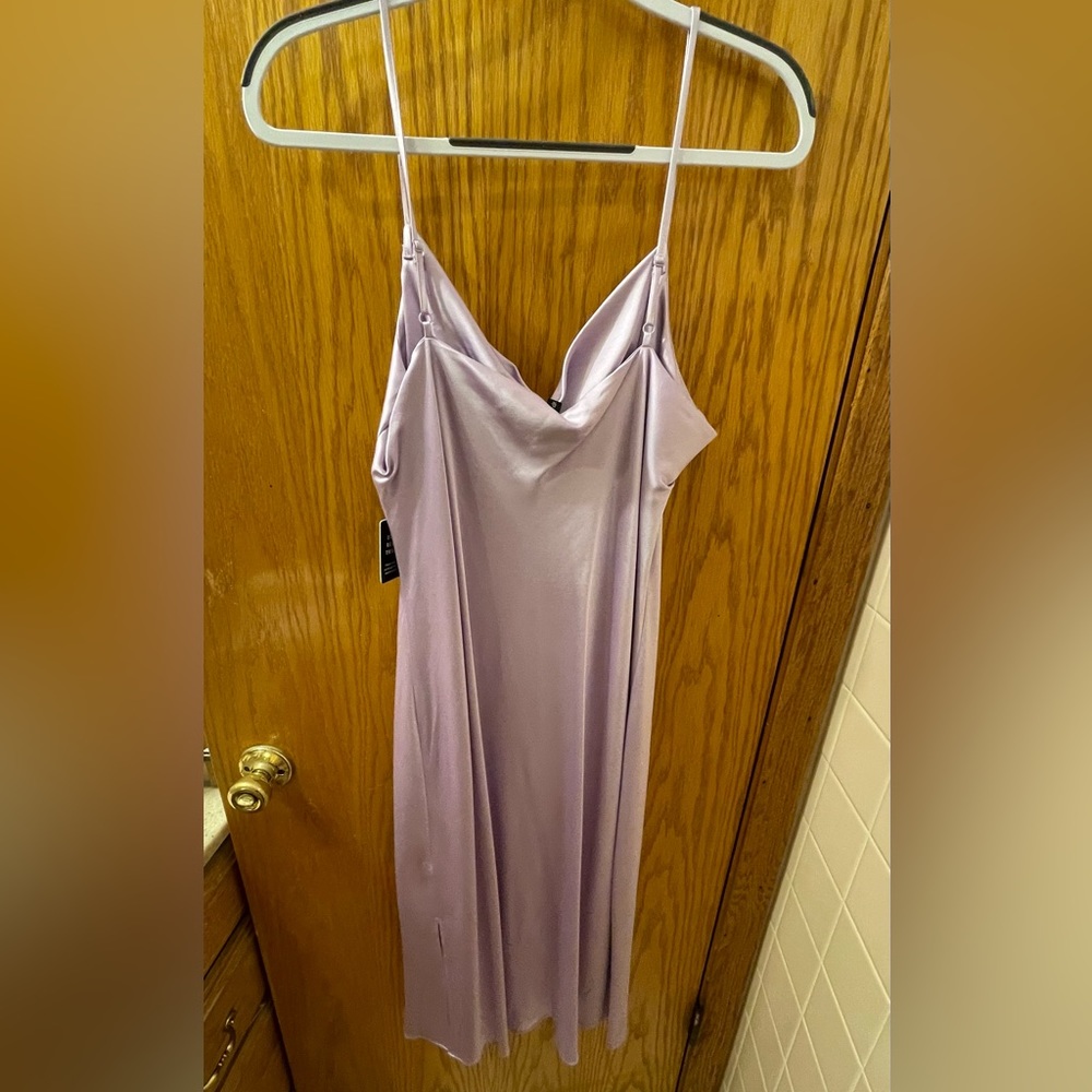 Lilac slip dress